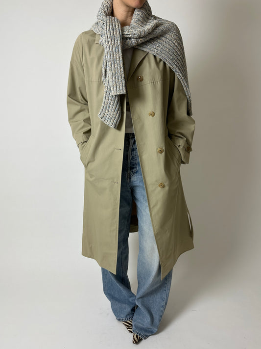 Long trench coat | Soft Beige