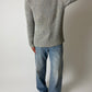 Melee sweater | Ecru / Light Blue