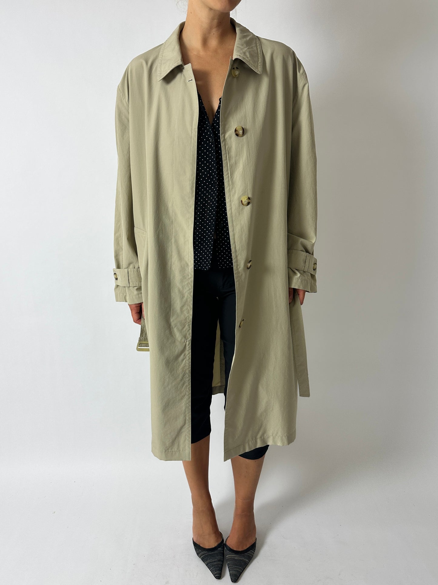 Light weight trench coat | Soft beige