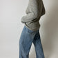 Melee sweater | Ecru / Light Blue