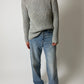 Melee sweater | Ecru / Light Blue