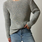Melee sweater | Ecru / Light Blue