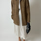 Vintage silk skirt | Off white
