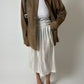 Vintage silk skirt | Off white