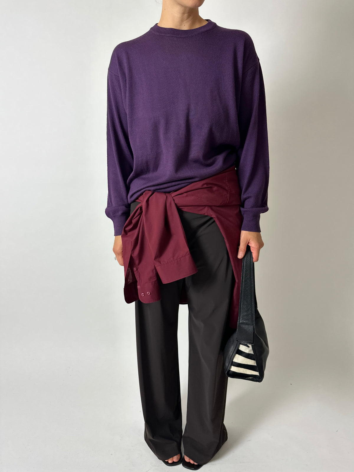 Relaxed shirt | Burgundy