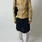 Leather fitted jacket | Sand