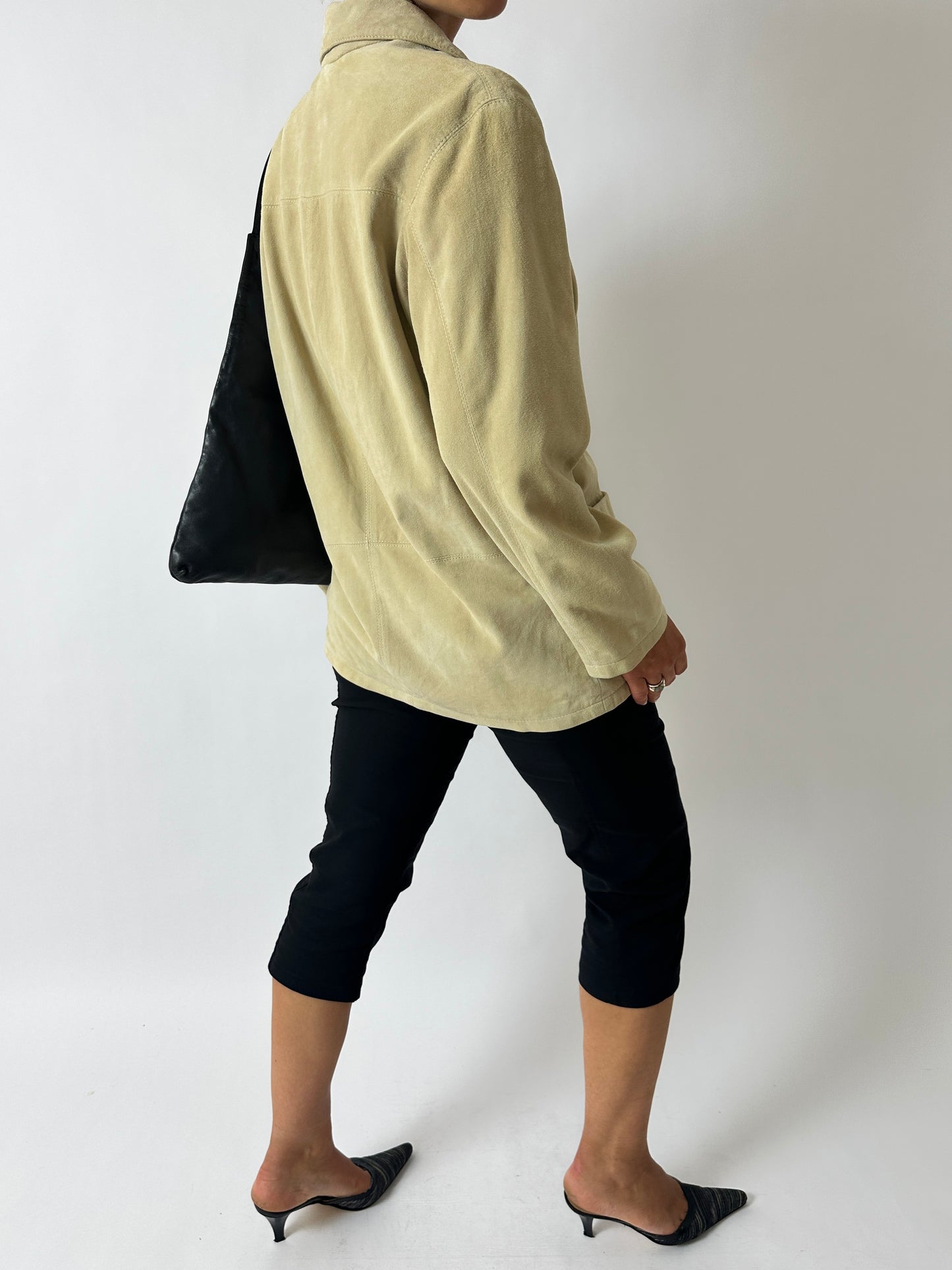 Suede relaxed jacket | Butter