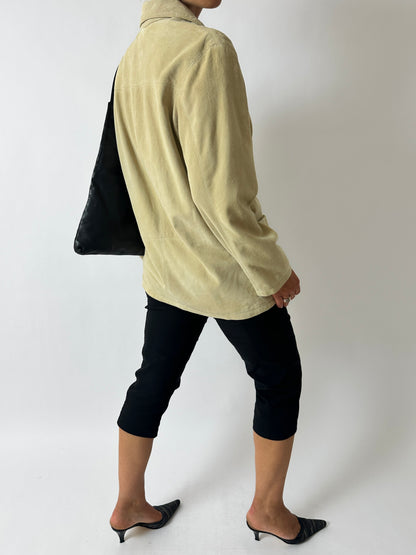 Suede relaxed jacket | Butter