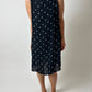 Polka dot dress | Dark blue
