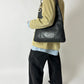 Leather tote bag | Black
