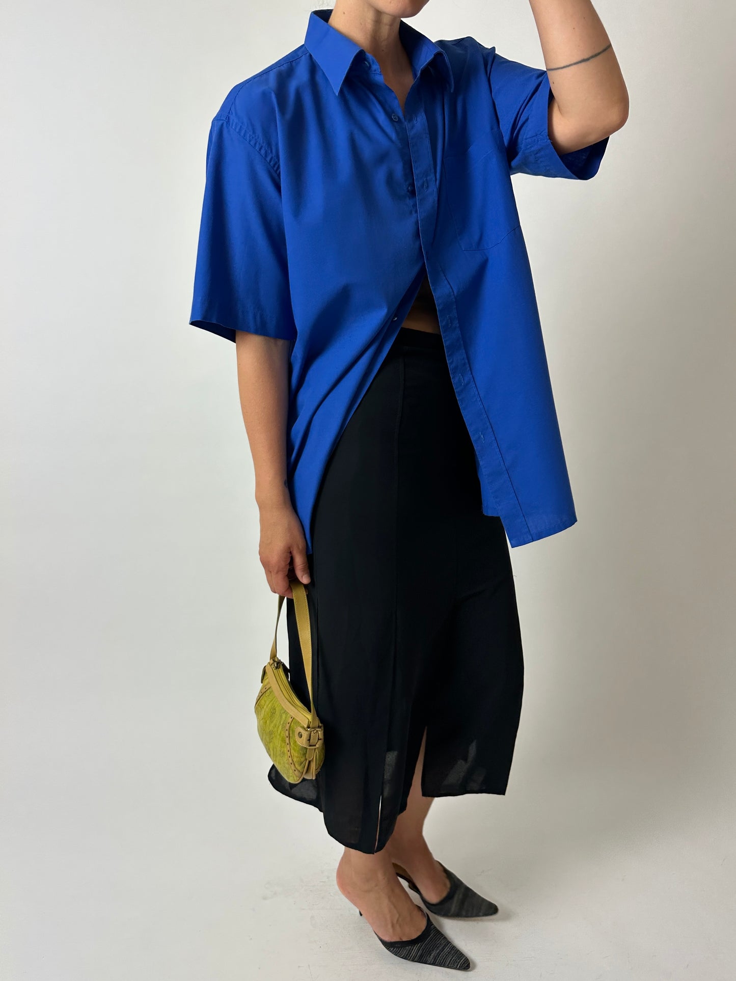 Oversized shirt | Bright blue