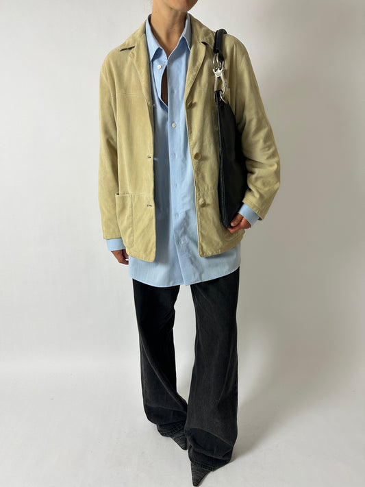 Suede relaxed jacket | Butter
