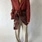 Pareo printed scarf | Rust