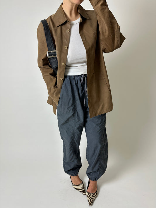 Reebok vintage track pants | Oil grey