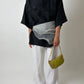 Leather mini shoulder bag | Honey Lime