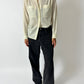 Sheer blouse | Soft ecru
