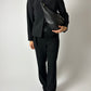 Leather shoulder bag | Black