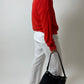 Leather shoulder bag | Black