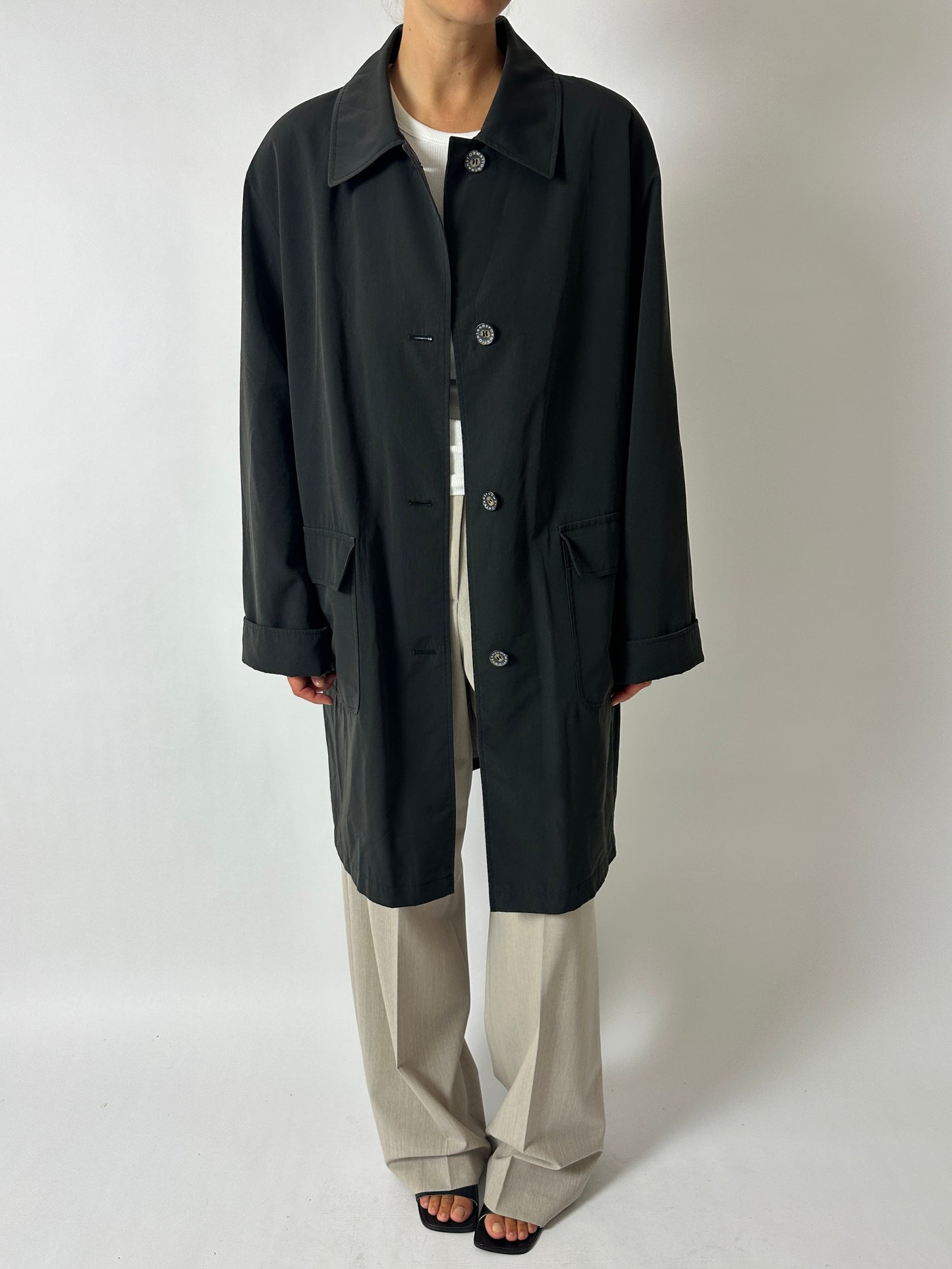 Car coat | Off black