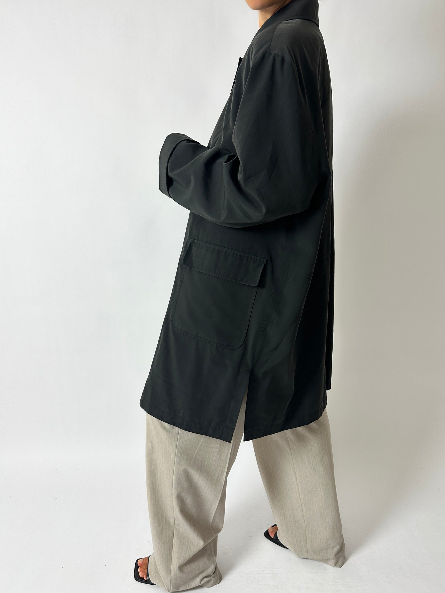 Car coat | Off black