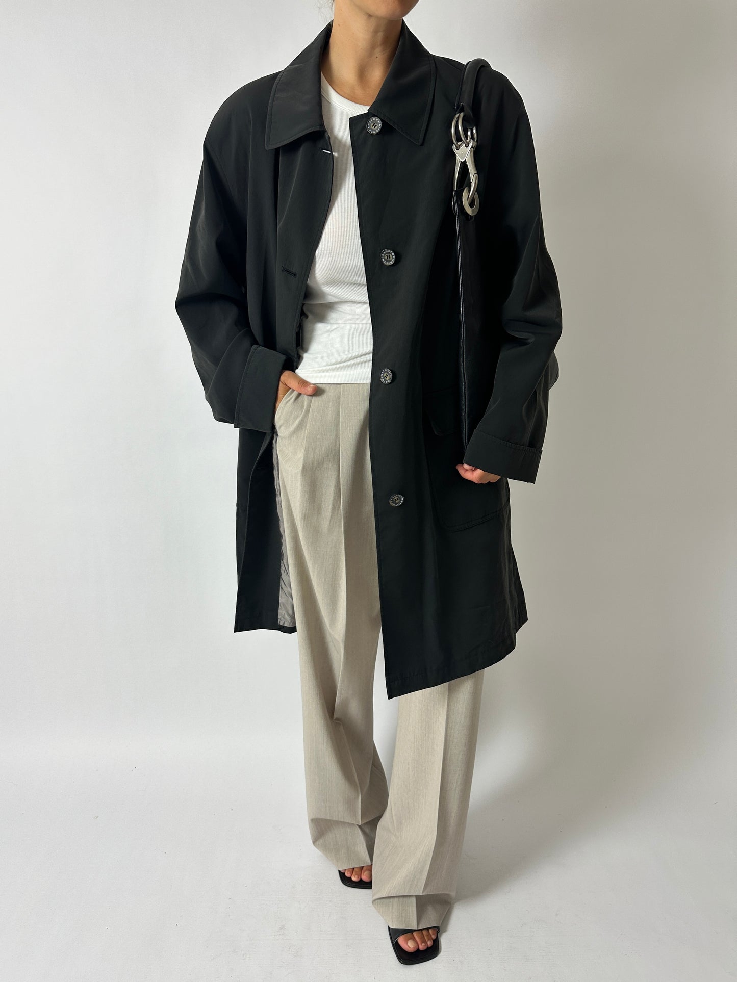 Car coat | Off black