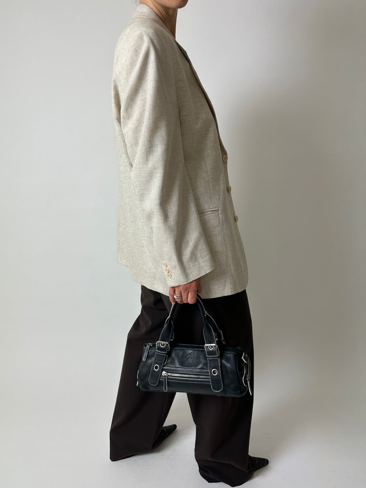 Relaxed fit blazer | Melee ecru