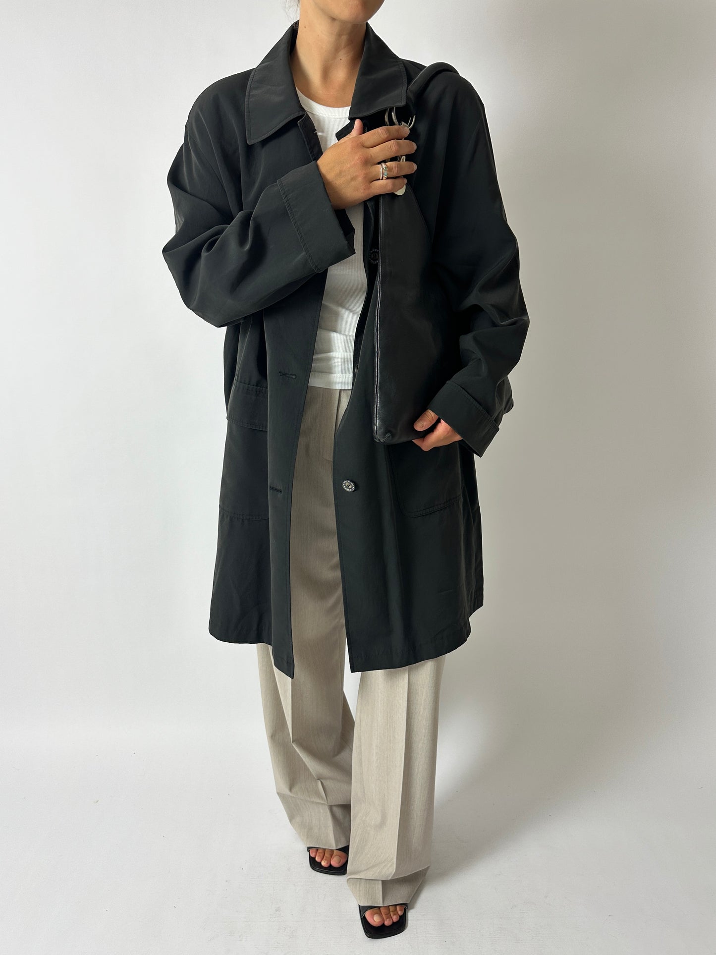 Car coat | Off black