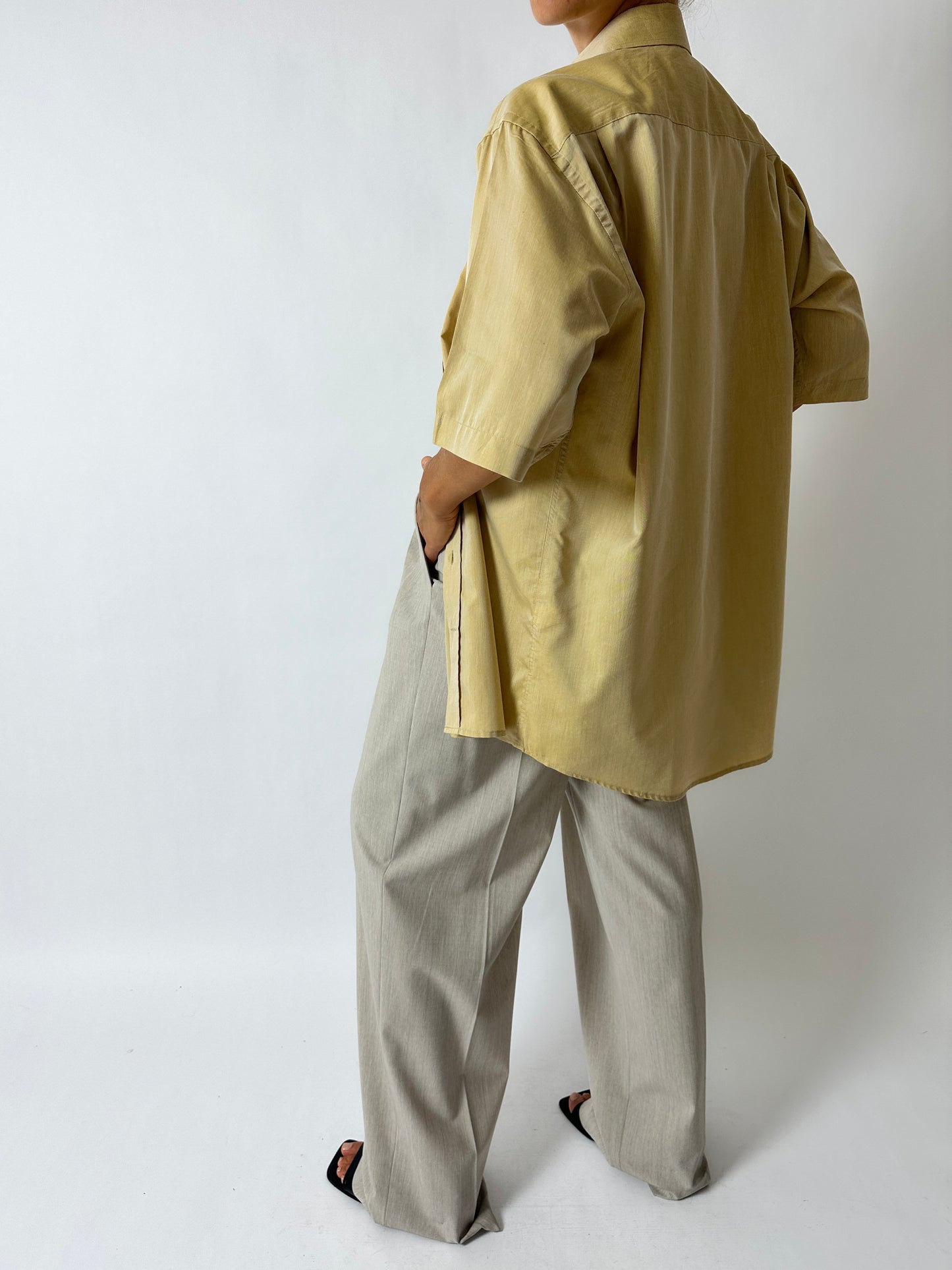 Oversized shirt | Dark butter