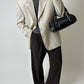 Relaxed fit blazer | Melee ecru