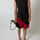 Asymmetric knitted top | Dark brown