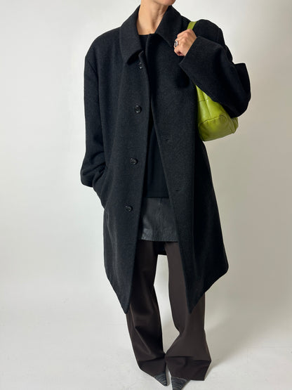 Oversized wool coat | Anthracite