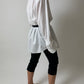 Leather bag belt  | Black