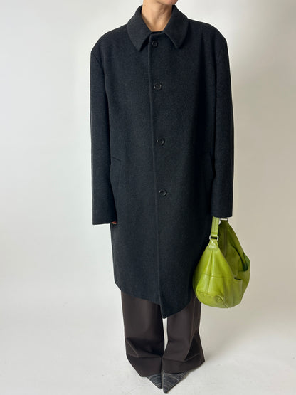 Oversized wool coat | Anthracite