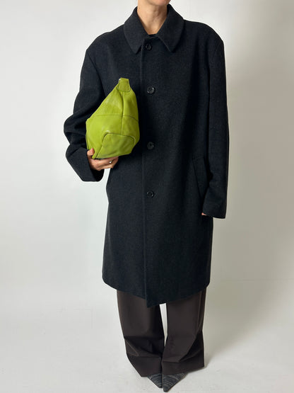 Oversized wool coat | Anthracite