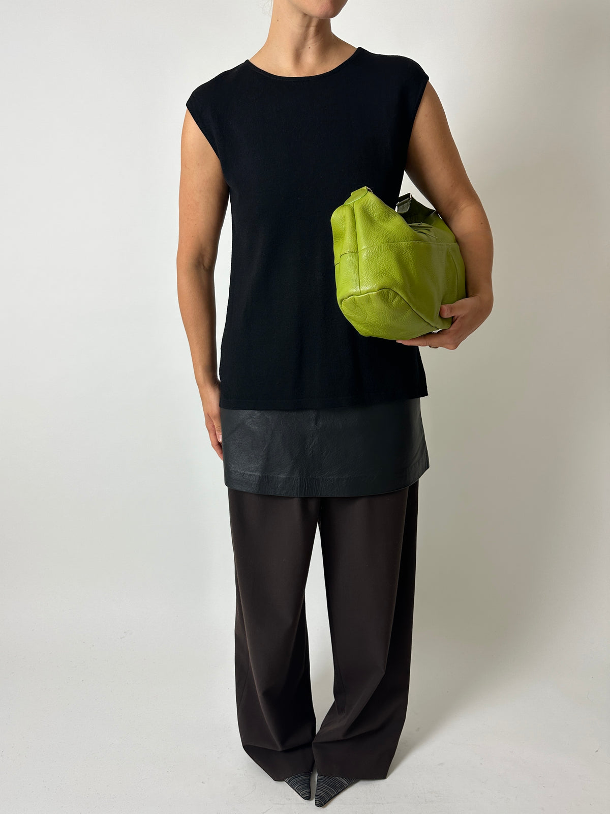 Wool top | Black