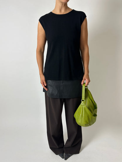 Wool top | Black
