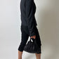 Fitted wool blend blazer | Anthracite
