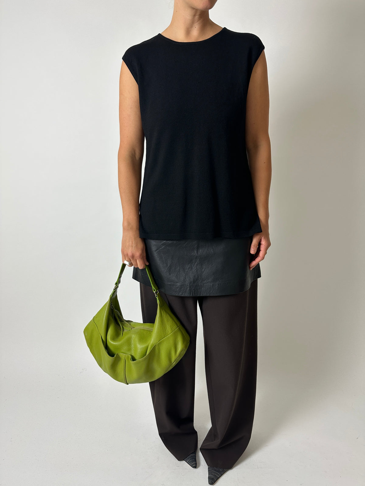 Wool top | Black