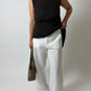 Linen pantalon | White