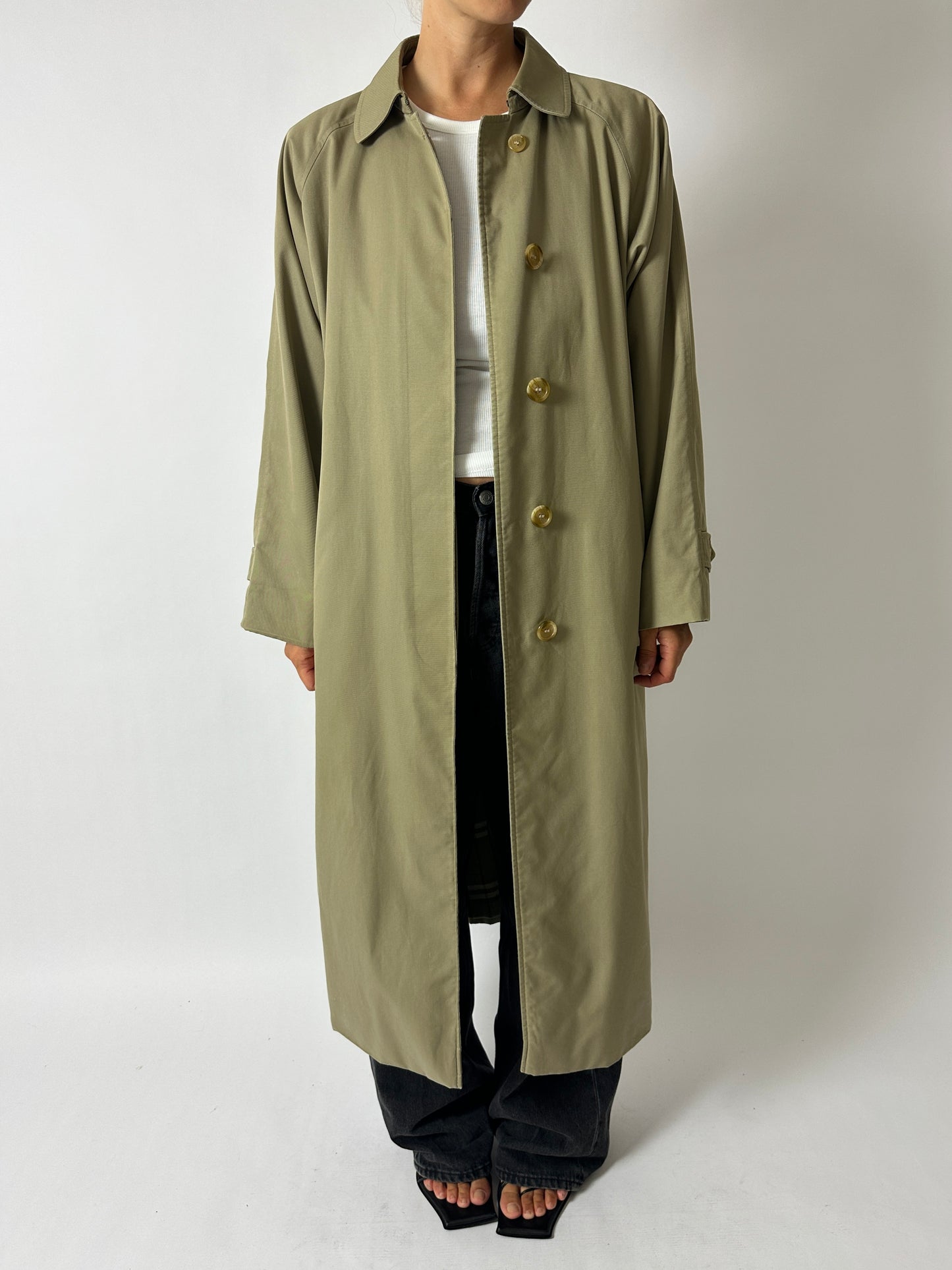 Burberry Mac coat | Green