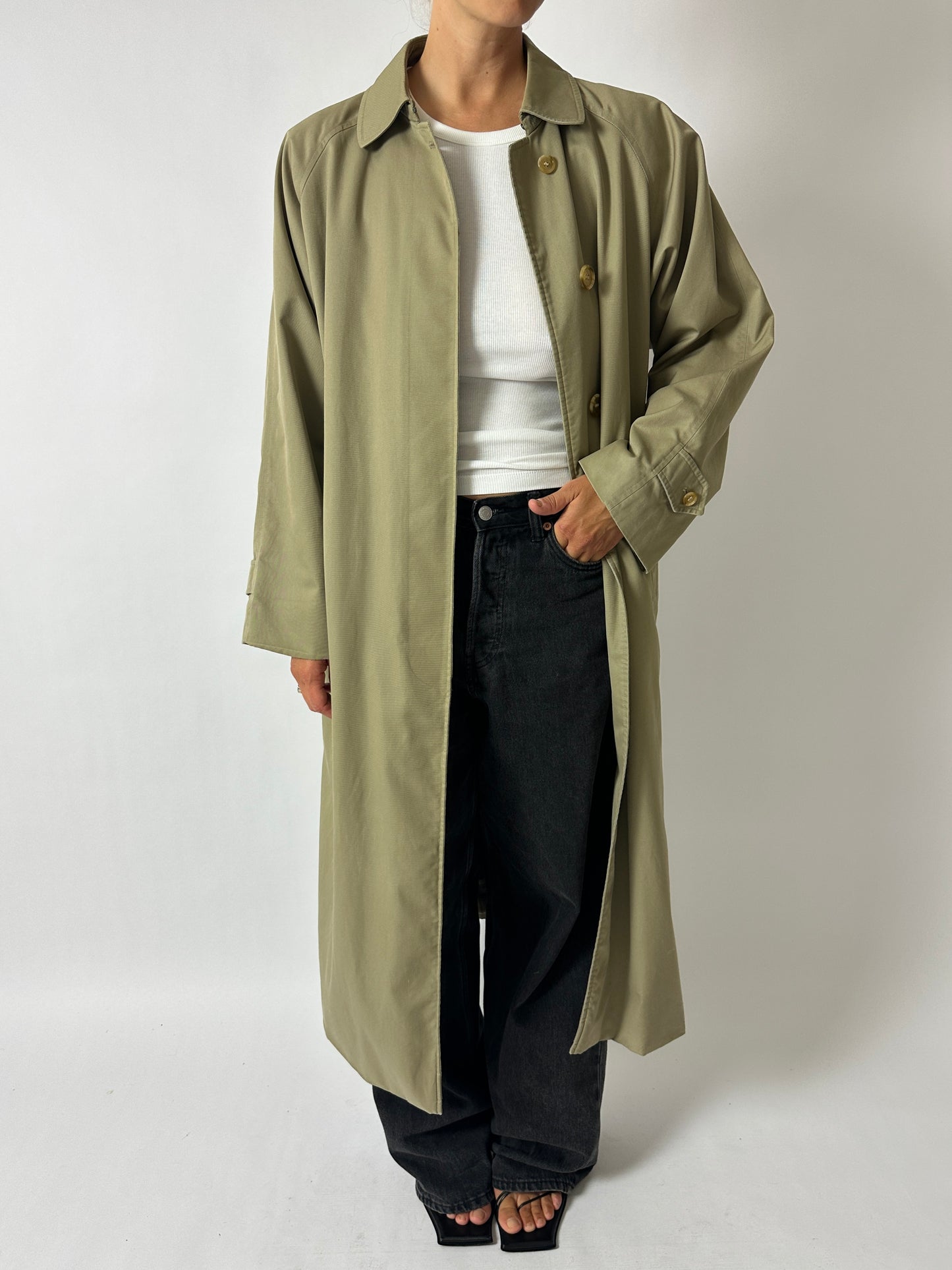 Burberry Mac coat | Green