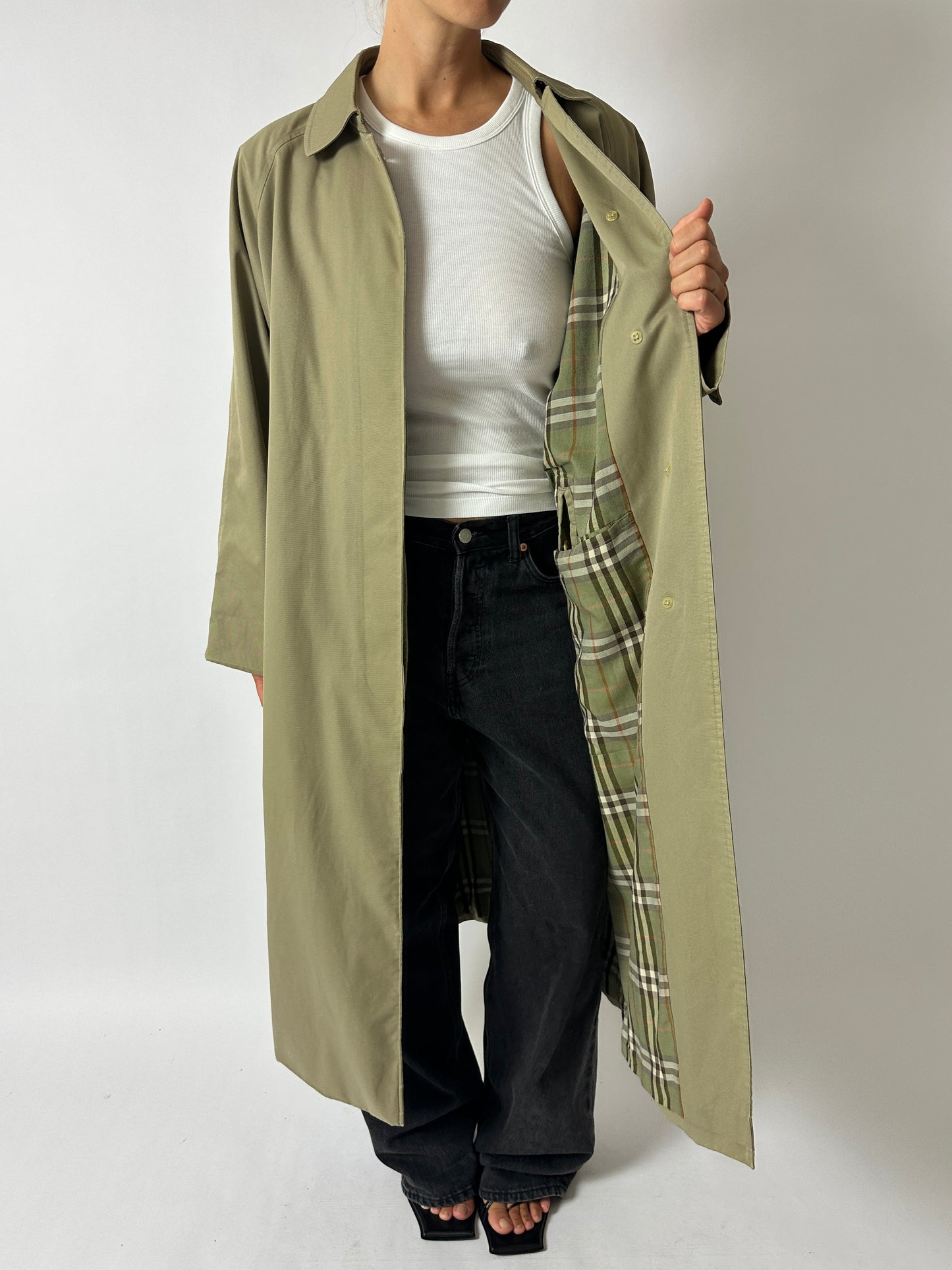 Burberry Mac coat | Green