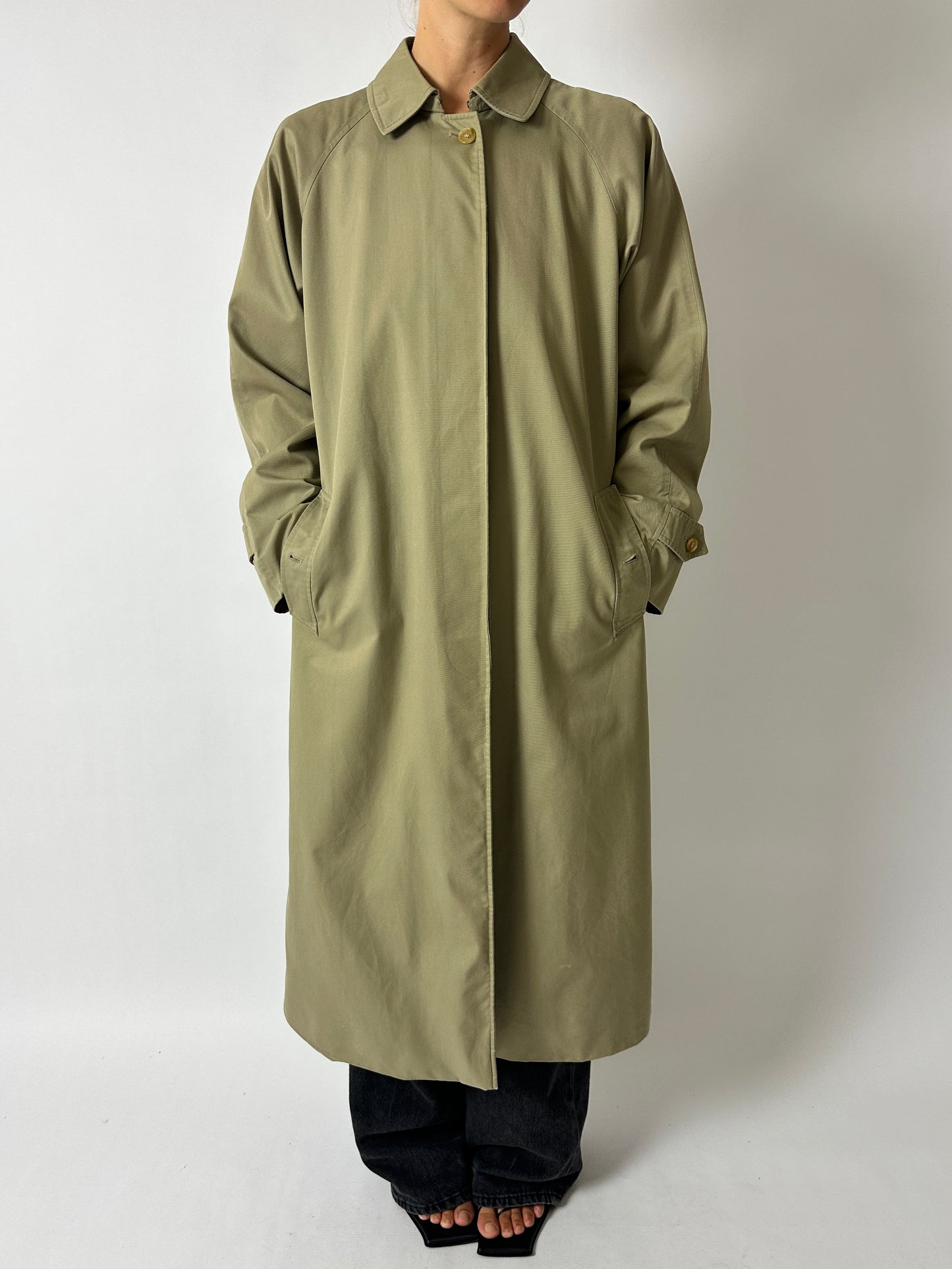 Burberry Mac coat | Green