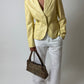 Leather fitted blazer | Butter