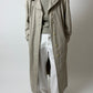 Long Mac coat | Stone grey