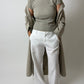 Linen pantalon | White