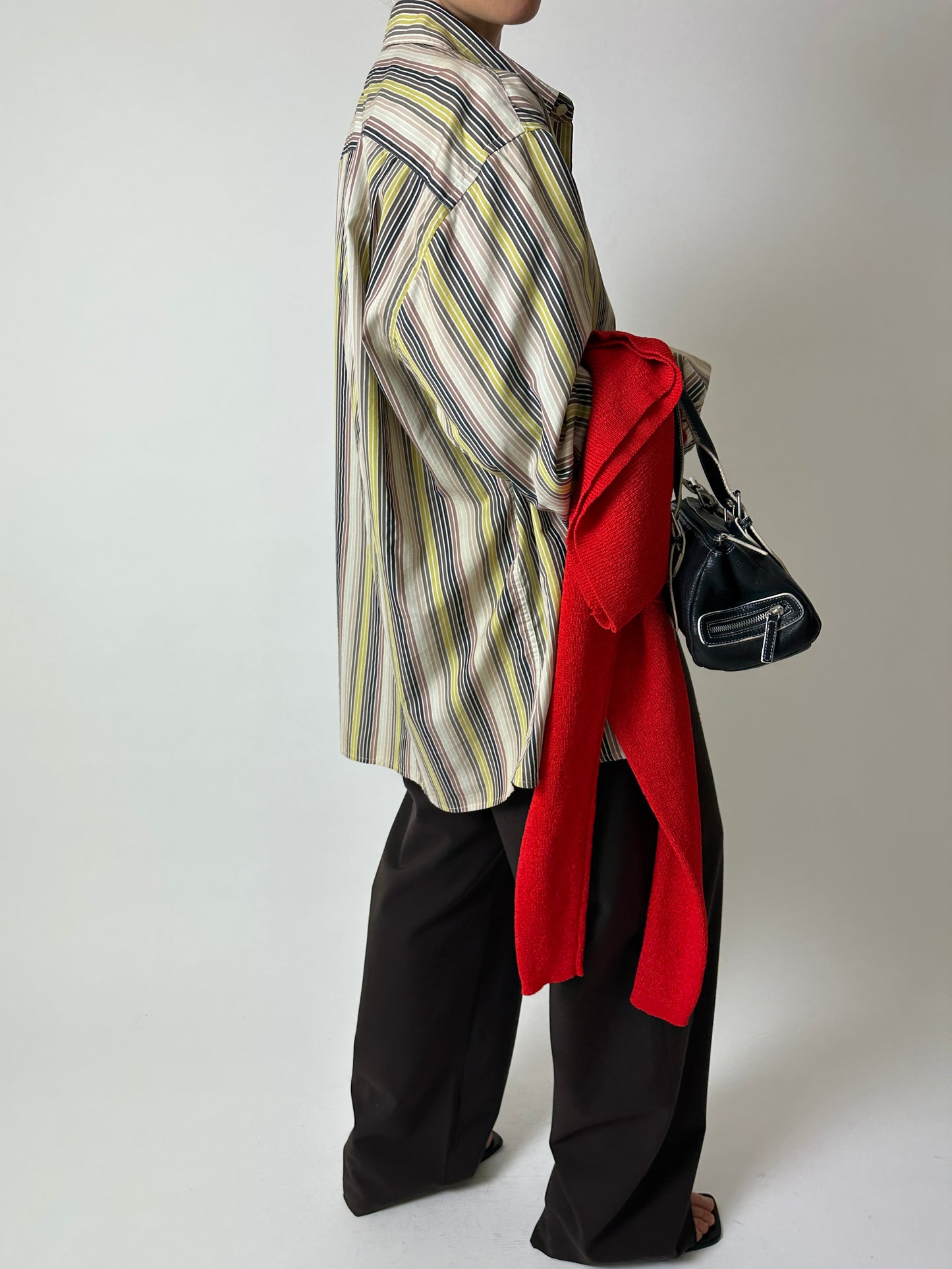 Oversized striped shirt | Multi color