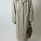 Long Mac coat | Stone grey