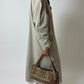 Long Mac coat | Stone grey