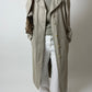 Long Mac coat | Stone grey